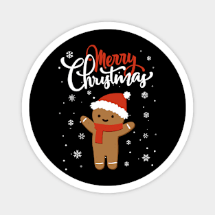 Merry Christmas Gingerbread Xmas Christmas Cookie Bakers Magnet